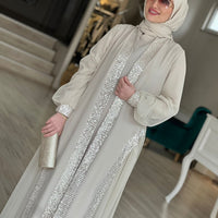 abaya élégant 2025 (2 PIECE)